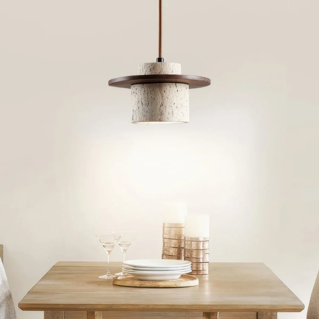 Luxury Stone Hanging Light Fixture