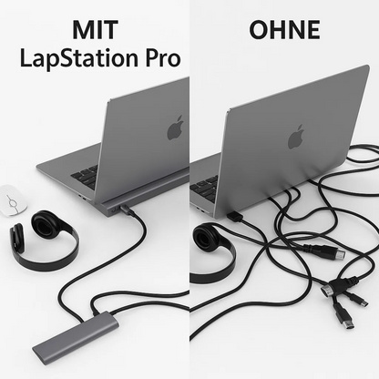 Premium USB-C Laptop Dock with HDMI and Ethernet Ports