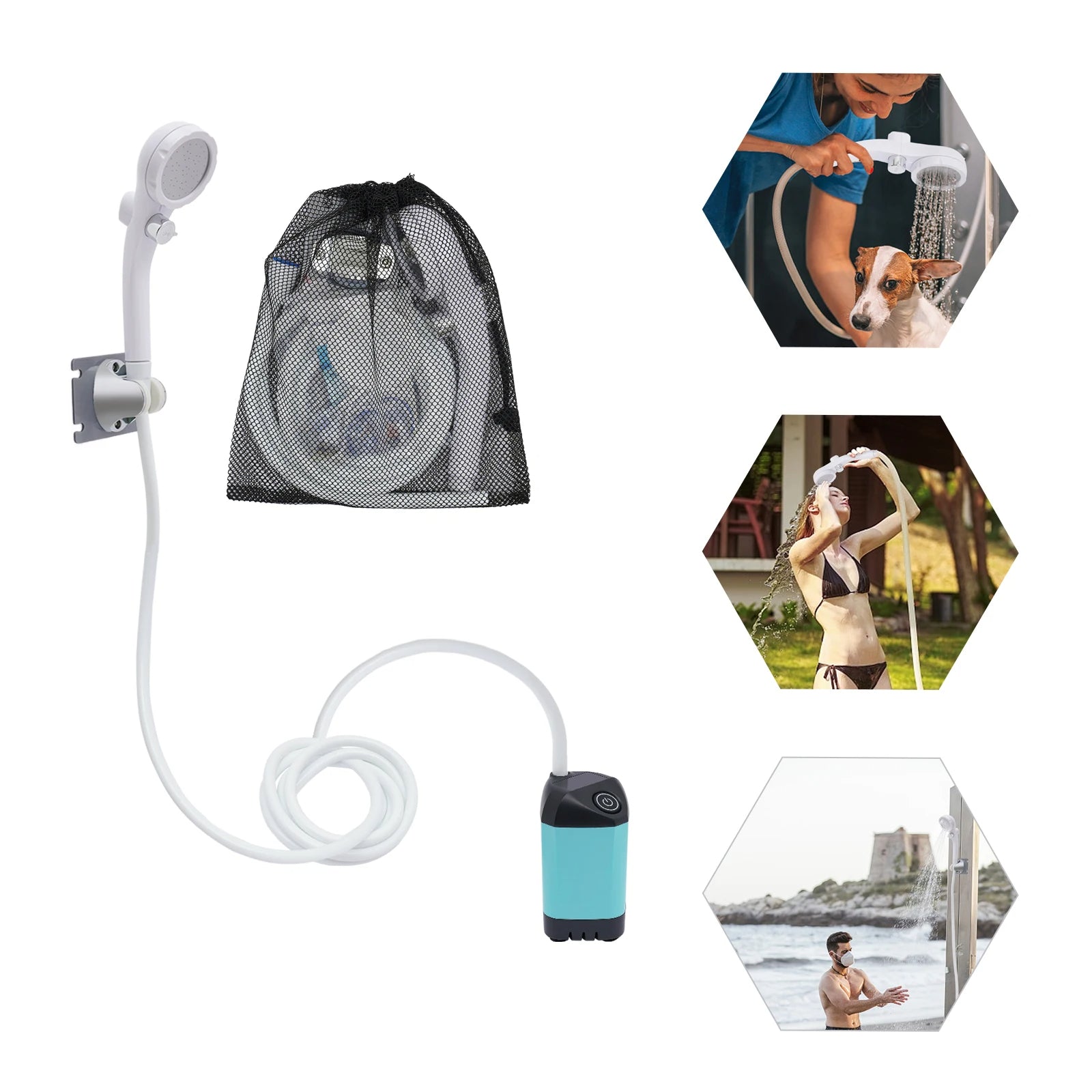 Compact Travel Shower for Outdoor Use - Luxicro