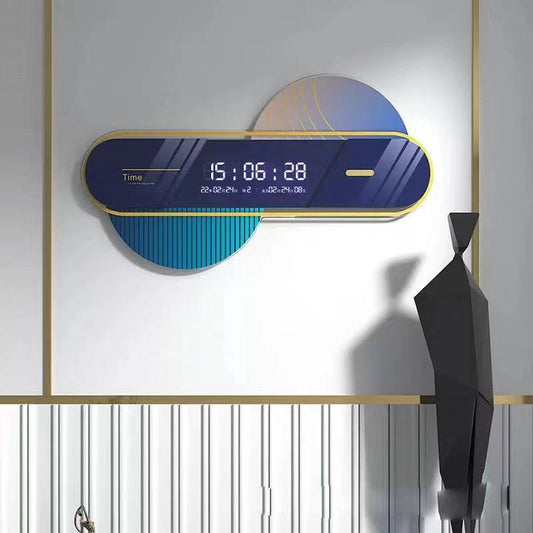Contemporary Slim LED Display Clock - Luxicro