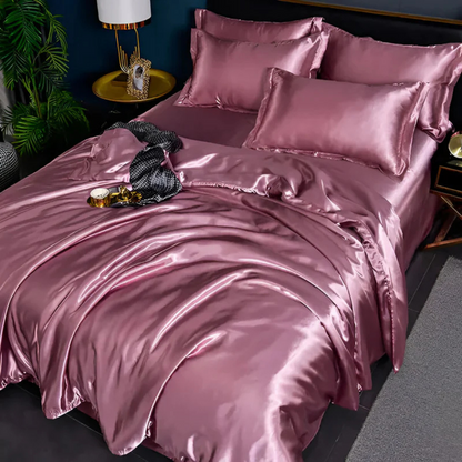 Luxurious Soft Silk Bed Sheet Set