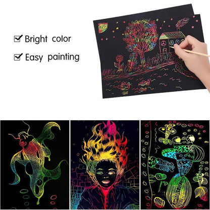 Vibrant Scratch Off Gift Cards with Fun Colors