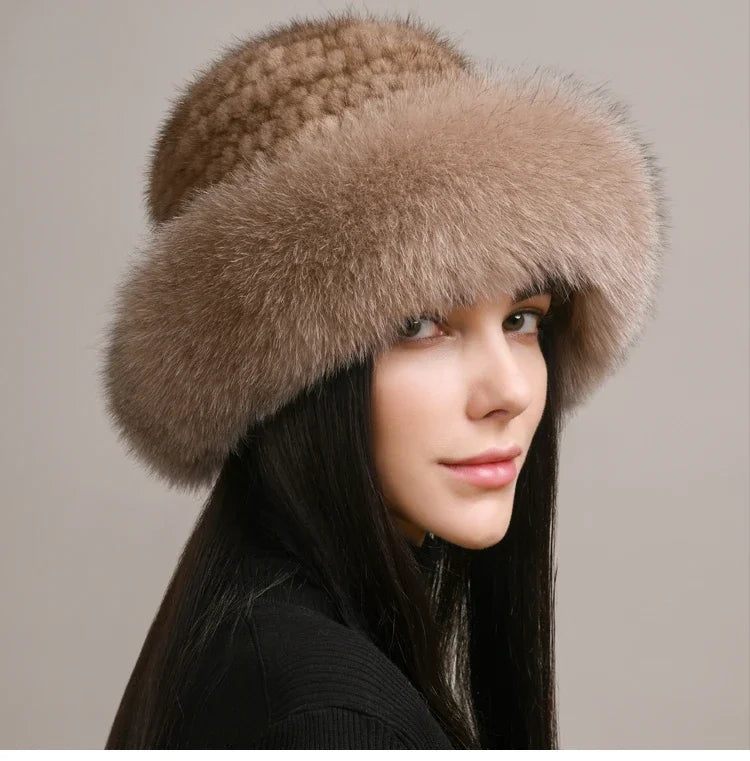 Luxurious Fur Winter Hat | Authentic Russian Style Cap - Luxicro