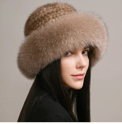 Luxurious Fur Winter Hat | Authentic Russian Style Cap - Luxicro