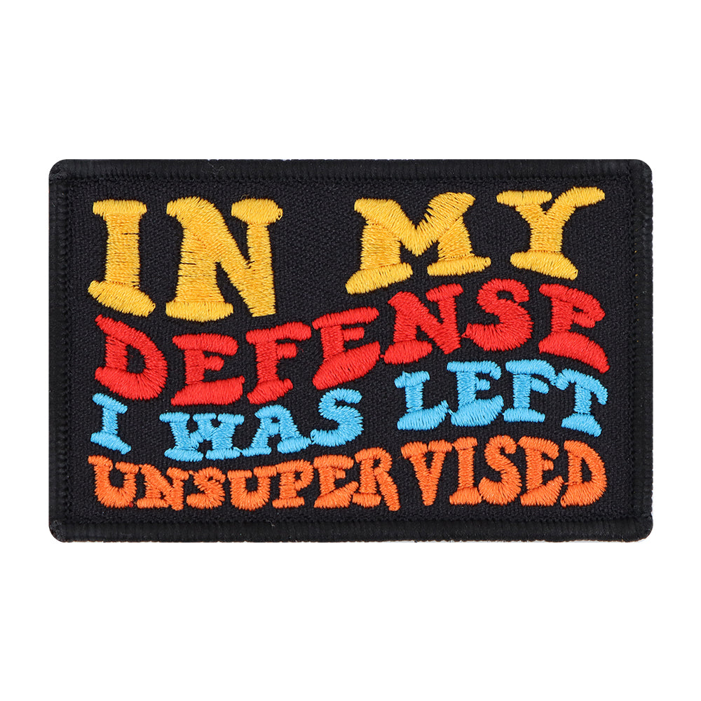 Funny Quote Dog Patch for Jackets and Vests - Luxicro