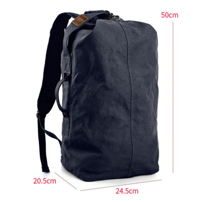 Extra Large Durable Canvas Travel Backpack