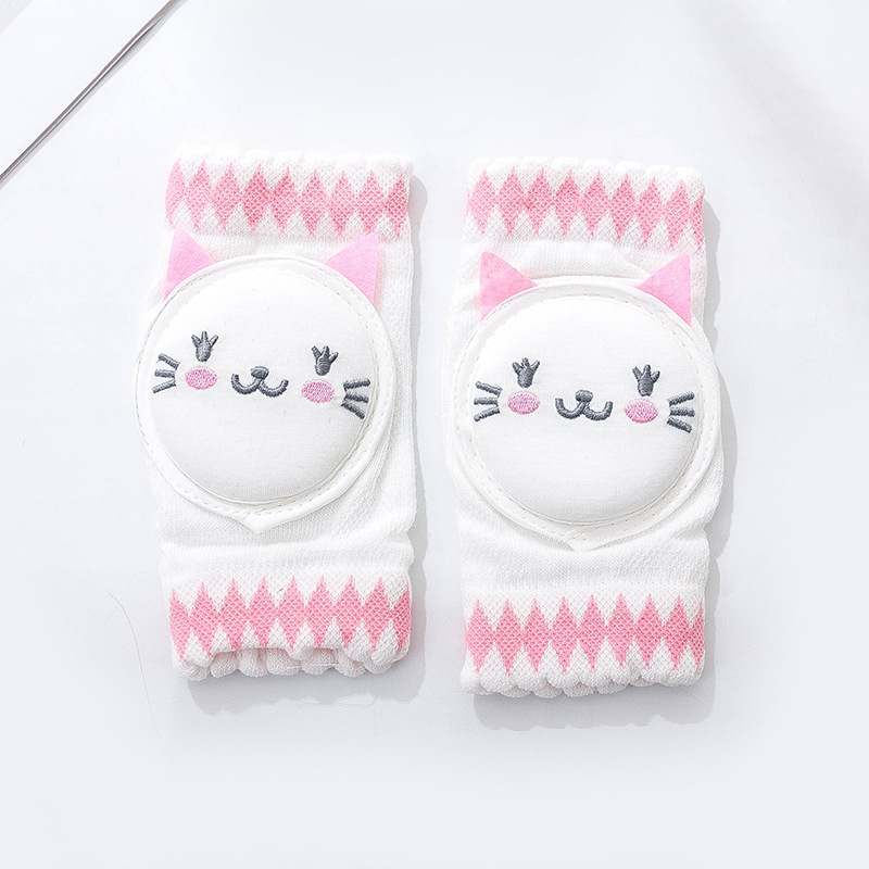 Cushioned Infant Knee Protectors for Crawling with Grip