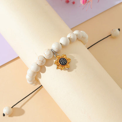 Yellow Flower Back to School Bracelet