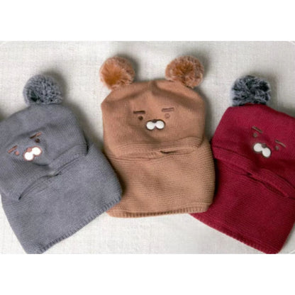Cozy Baby Animal Hat with Fleece Lining