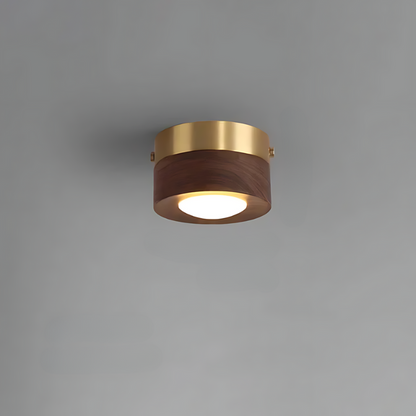 Natural Wood LED Ceiling Light Fixture