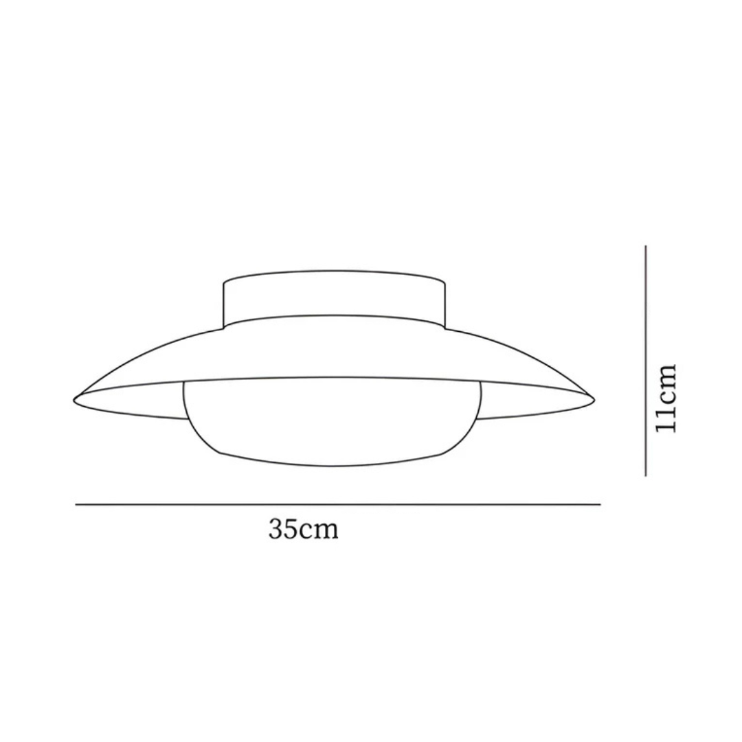 Simple White Pendant Dining Light