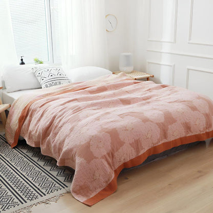 Floral Soft Cozy Throw Blanket