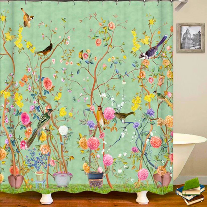 Country Water Resistant Bathroom Curtain