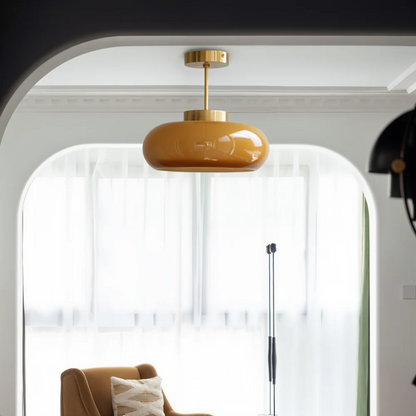 Vintage Gold Hanging Lamp