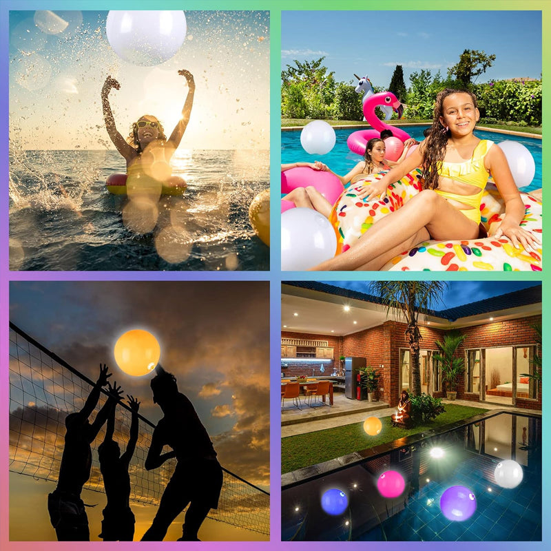 Colorful LED Water Globe Lamp