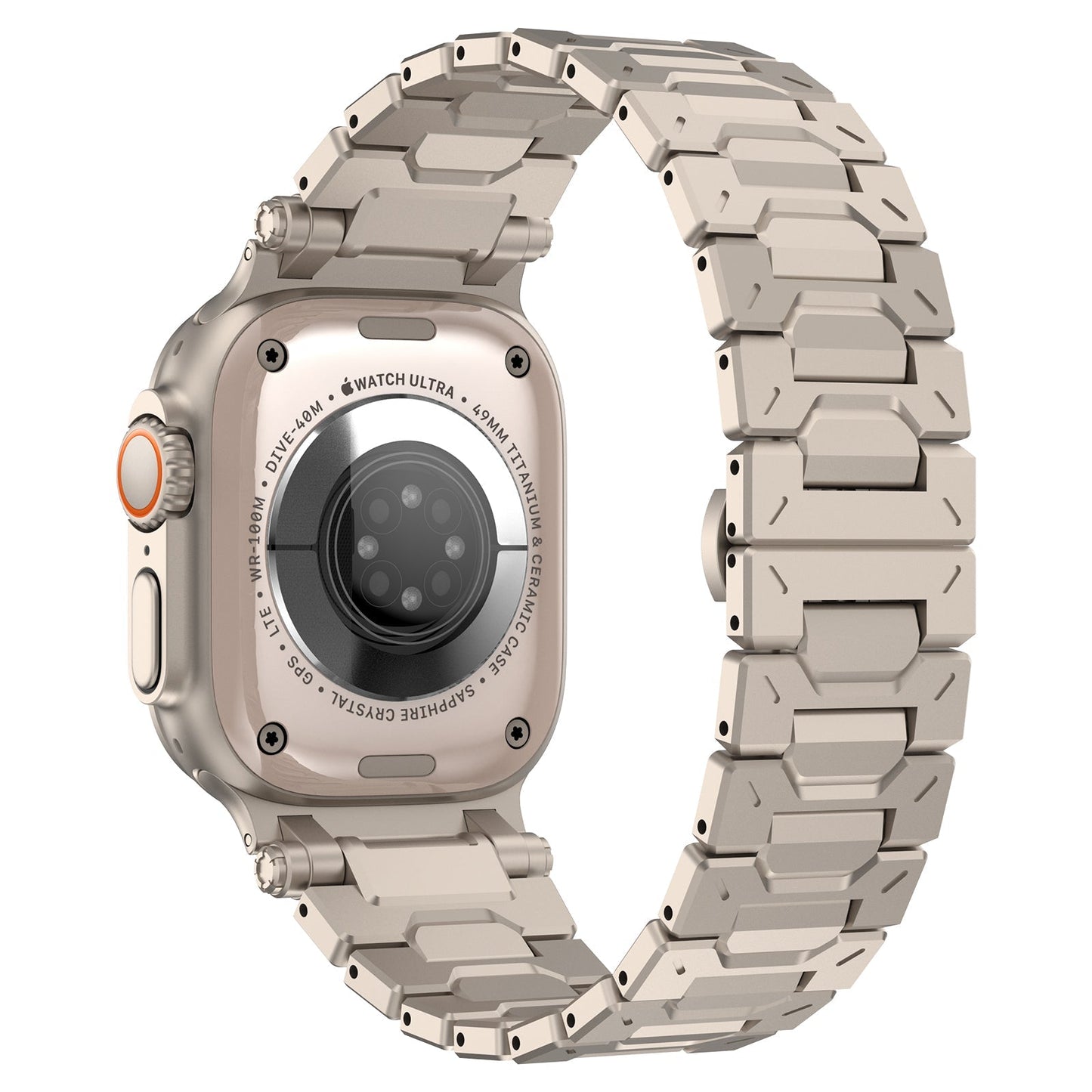 Rugged Metal Strap For Apple Watch