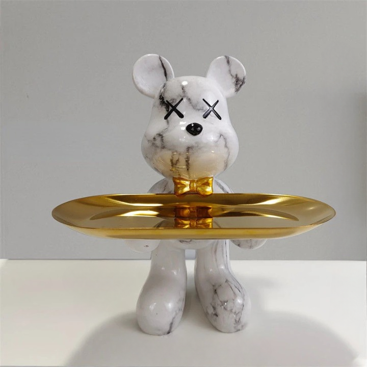Cute Teddy Bear Food Serving Platter