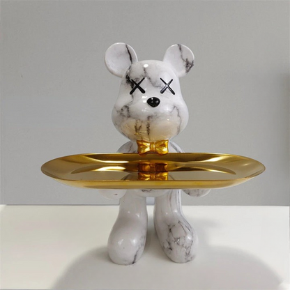 Cute Teddy Bear Food Serving Platter