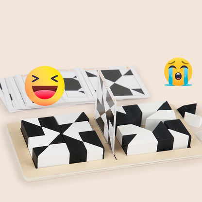 Challenging Wood Puzzle Building Blocks