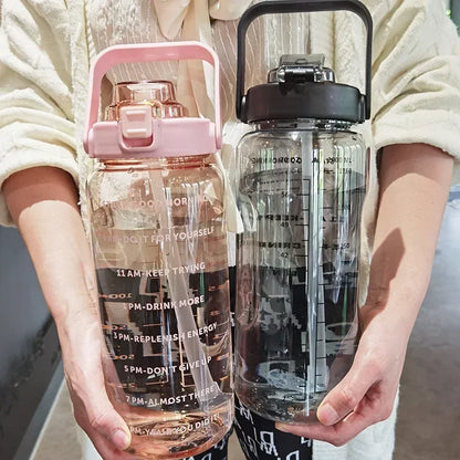 Big Cold Hydration Sports Water Bottle with Lid