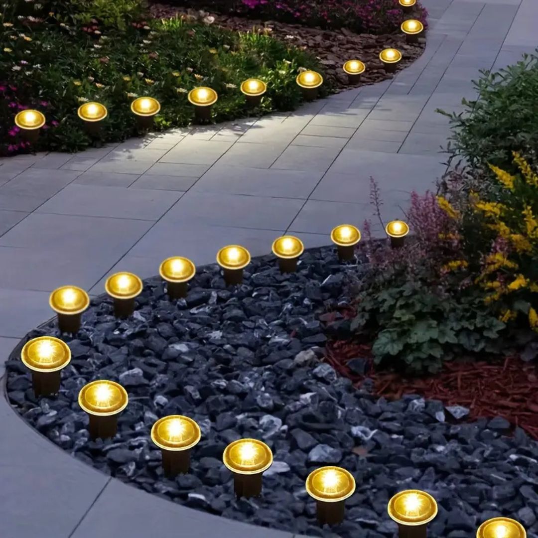 Energy Efficient Outdoor Solar Path Lights