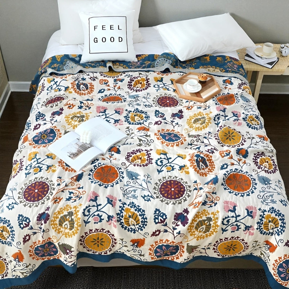 Lightweight Natural Fiber Bed Cover - Luxicro