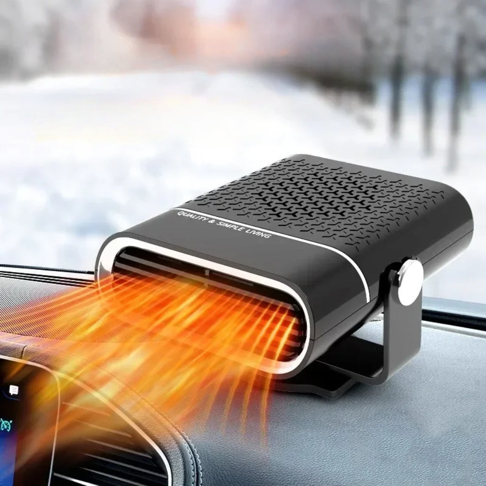 Compact 12V Car Heater Fan - Luxicro