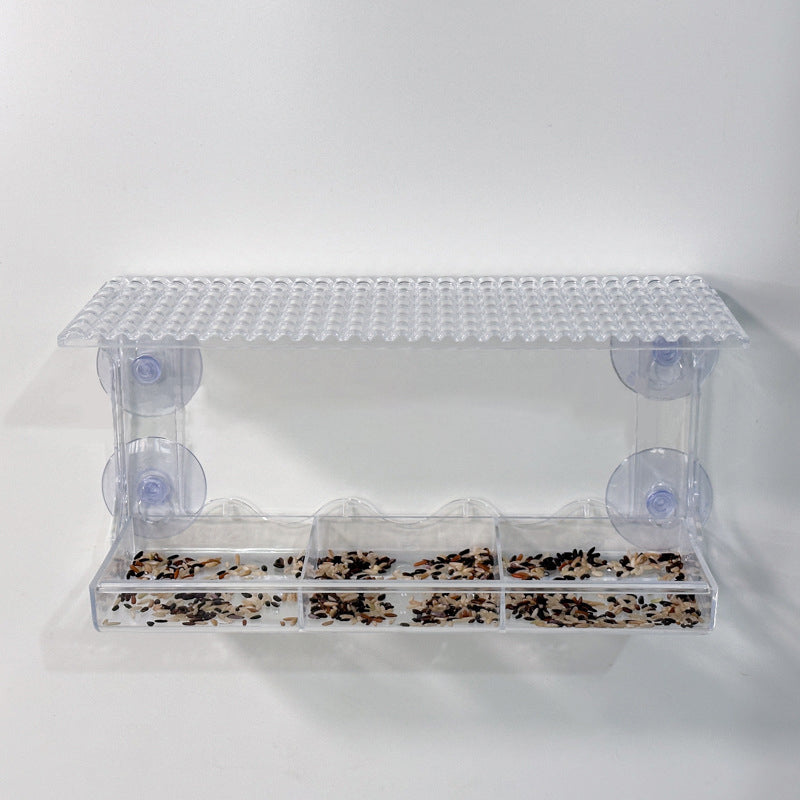 Simple Hang Window Bird Feeder House