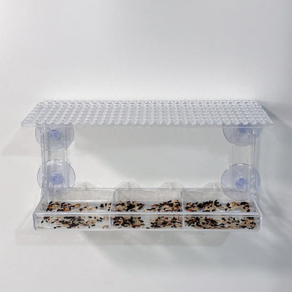 Simple Hang Window Bird Feeder House