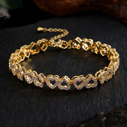 Shining Love Diamond Tennis Wristband