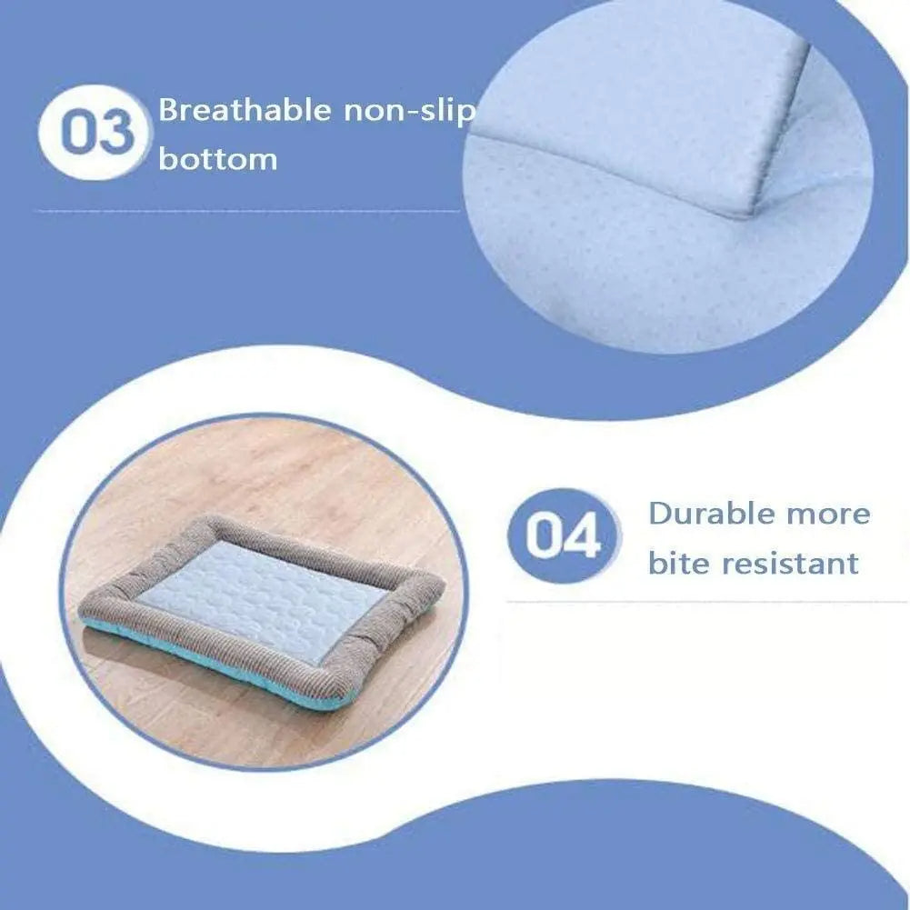 Cooling Gel Pet Bed Mat For Dogs And Cats