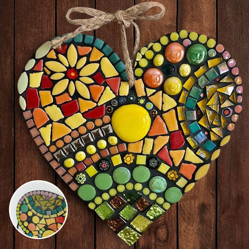 Colorful Heart Garden Decoration