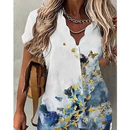 Pretty Floral Women's Blouse