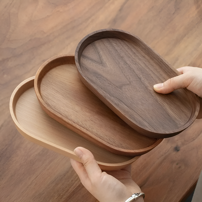 Rustic Wood Platter Serving Tray - Luxicro