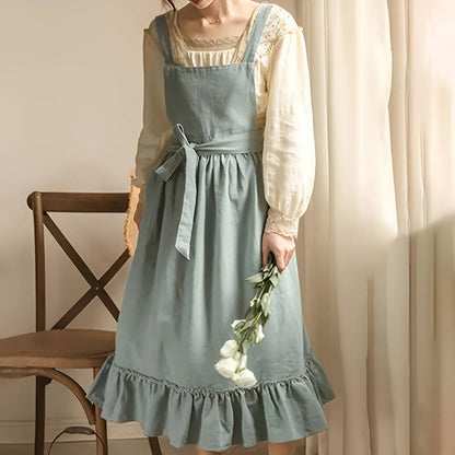 Country Chic Floral Apron - Luxicro