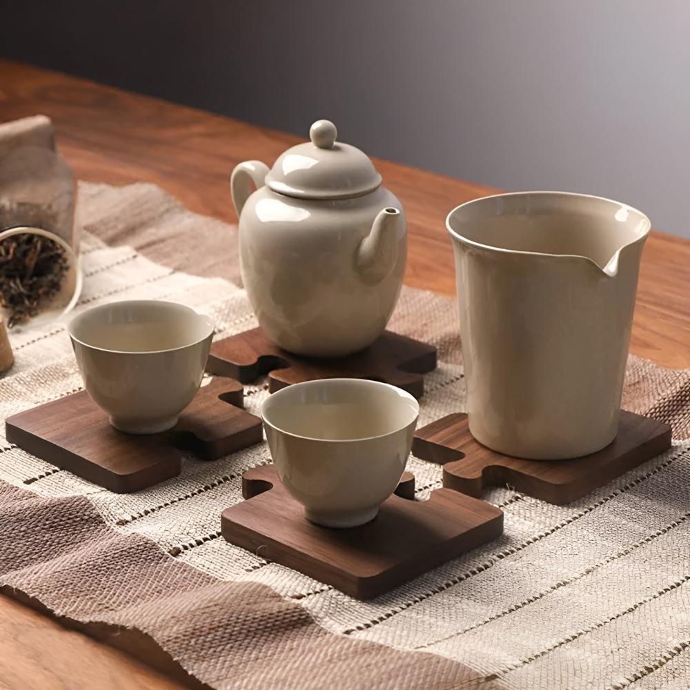 Fun Puzzle Drink Coasters - Luxicro