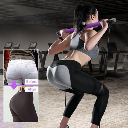 Compact Home Pilates Exercise Bar Kit