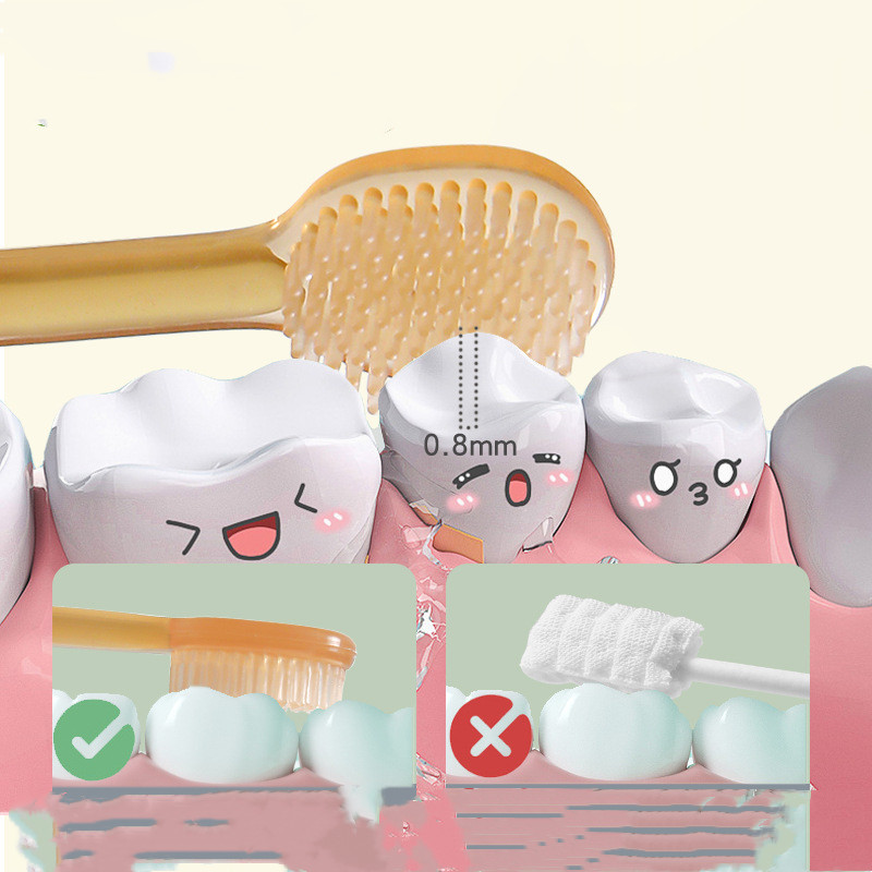 Soft Baby Toothbrush Set with Travel Case