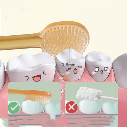 Soft Baby Toothbrush Set with Travel Case
