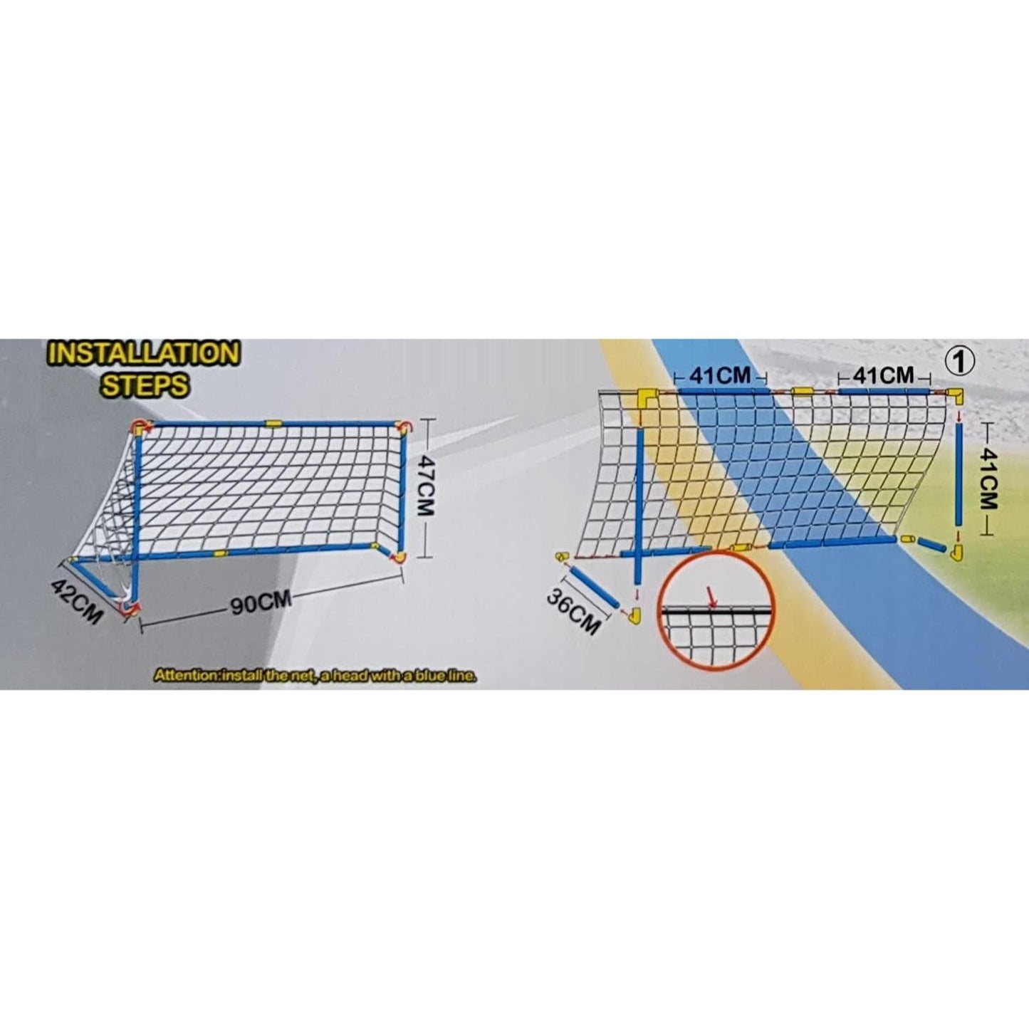 Compact Youth Football Goal Kit