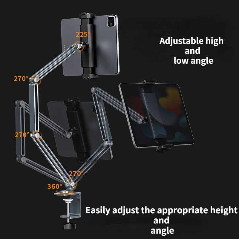 Adjustable Long Arm Phone Stand Holder