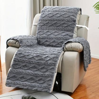 Luxurious Chevron Recliner Cover