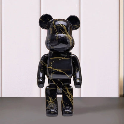 Vibrant Teddy Bear Home Decor Figurine