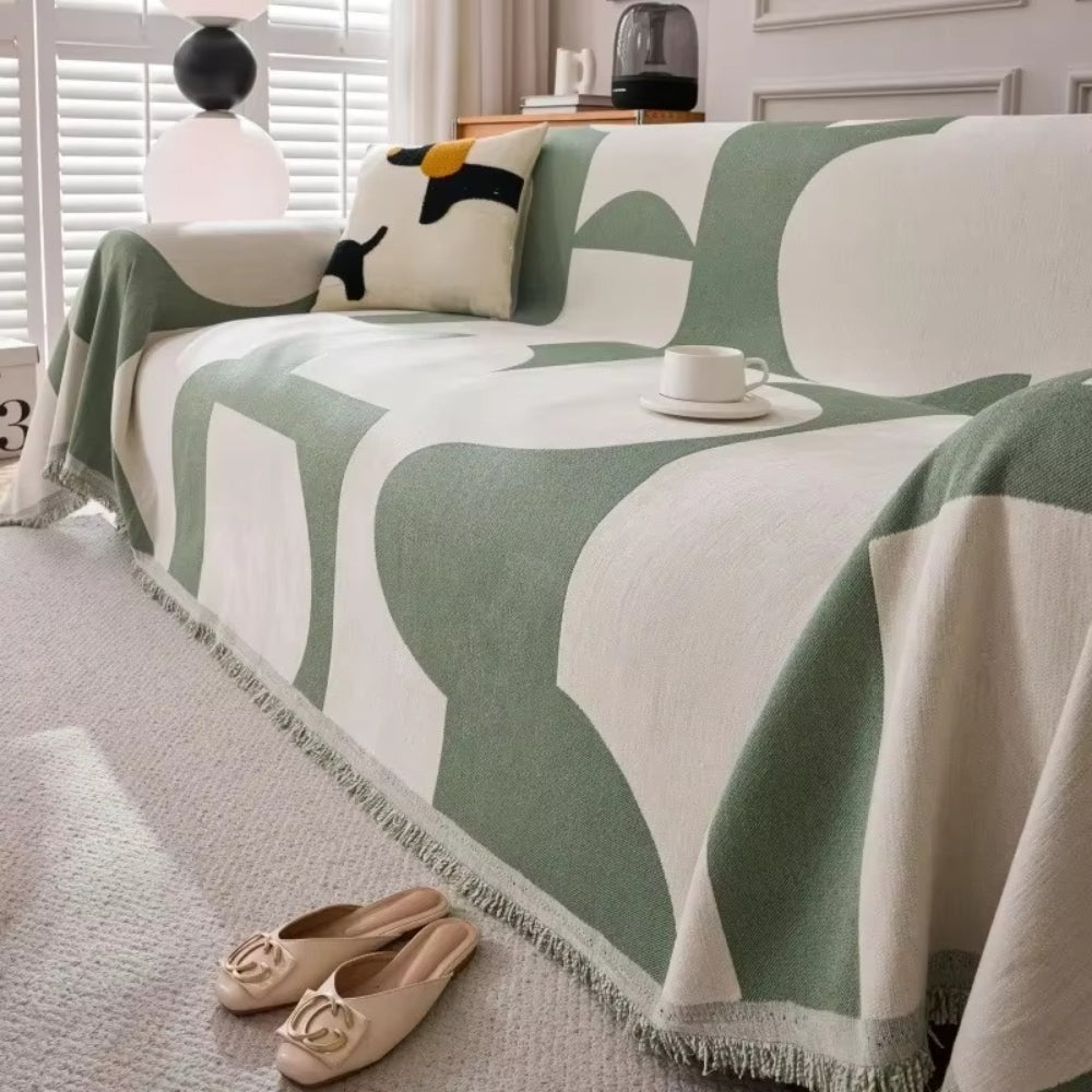 Plush Chenille Couch Slipcover