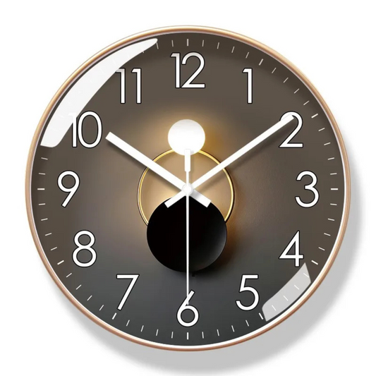 Contemporary Decorative Wall Clock with Sleek Look - Luxicro