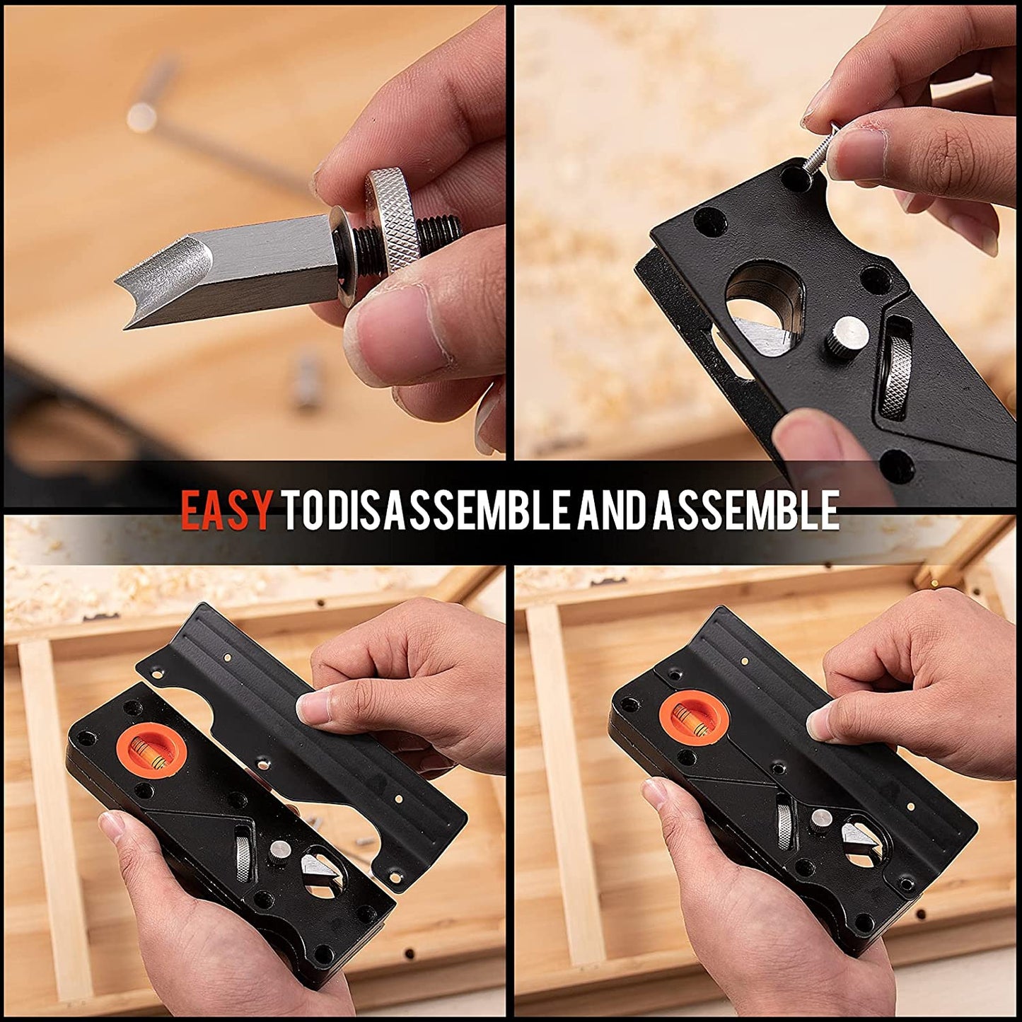 Professional Wood Planer - Surface Smoothing Tool