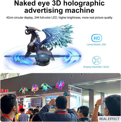 Vibrant 3D Hologram LED Room Light Projector