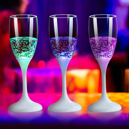 Vibrant LED Glow Wine Glasses