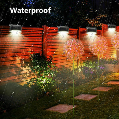 Green Solar Powered Garden Lights