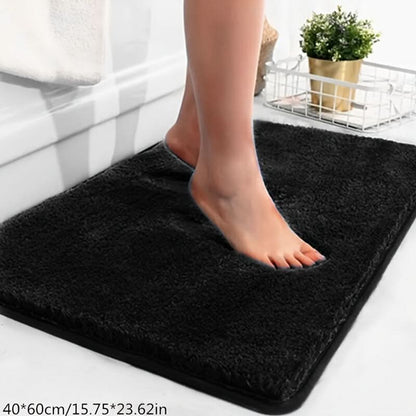 Plush Absorbent Bathroom Mat